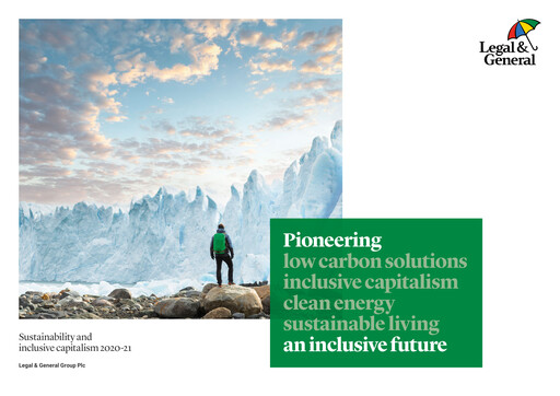 Thumbnail Legal & General Sustainability Report 2020