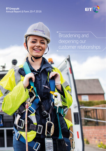Thumbnail BT Group Annual Report 2016