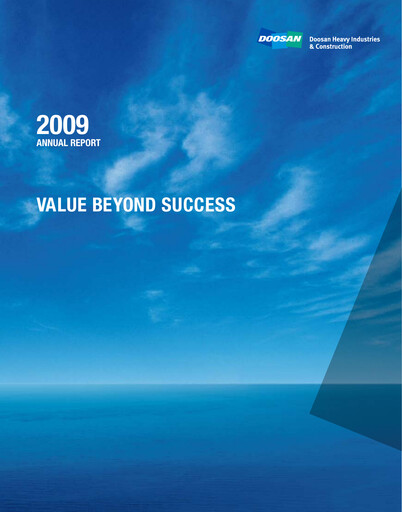 Thumbnail Doosan Enerbility Annual Report 2009