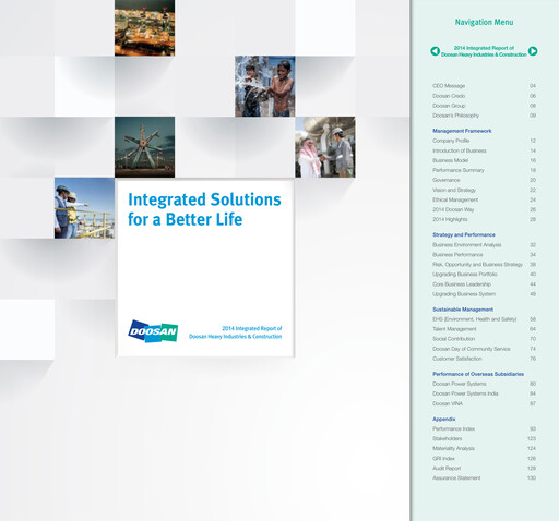 Thumbnail Doosan Enerbility Annual Report 2014