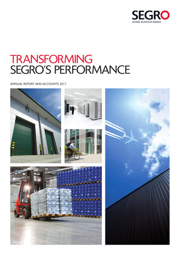 Thumbnail SEGRO Annual Report 2011