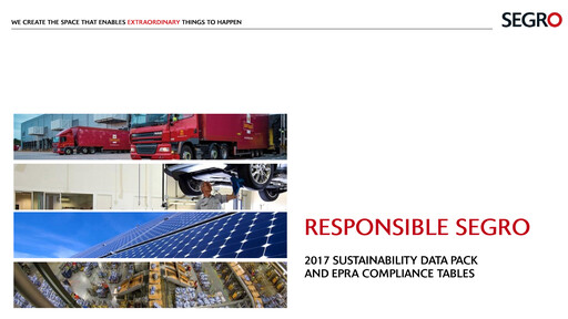 Thumbnail SEGRO Sustainability Report 2017