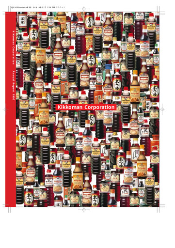 Thumbnail Kikkoman Annual Report 1997