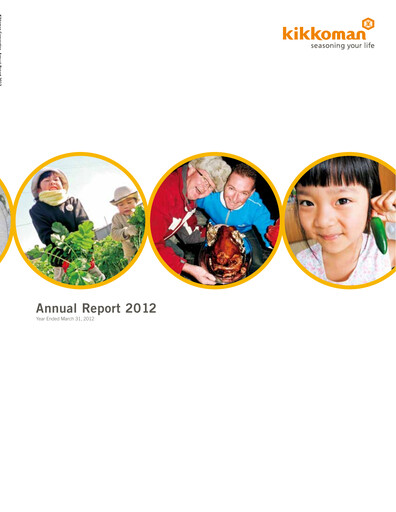 Thumbnail Kikkoman Annual Report 2012