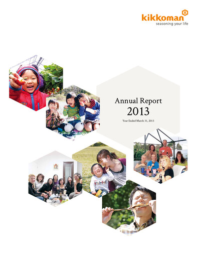Thumbnail Kikkoman Annual Report 2013