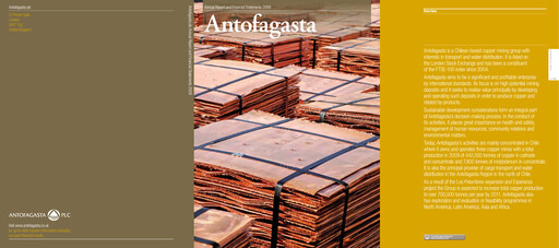 Thumbnail Antofagasta Annual Report 2009