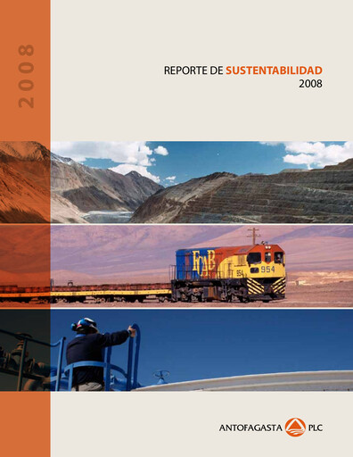 Thumbnail Antofagasta Sustainability Report 2008