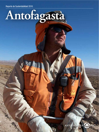 Thumbnail Antofagasta Sustainability Report 2010