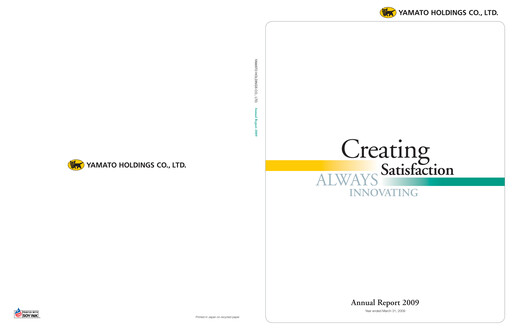 Thumbnail Yamato Holdings Annual Report 2009