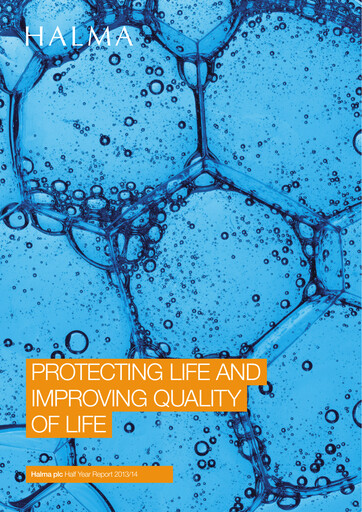 Thumbnail Halma Half-year Report 2013-h1