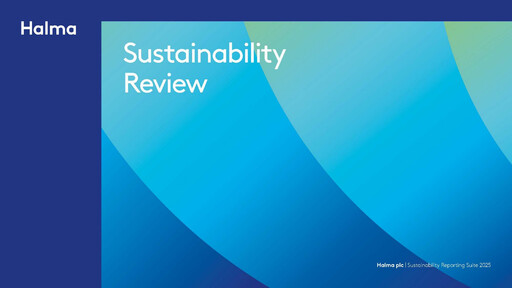 Thumbnail Halma Sustainability Report 2025