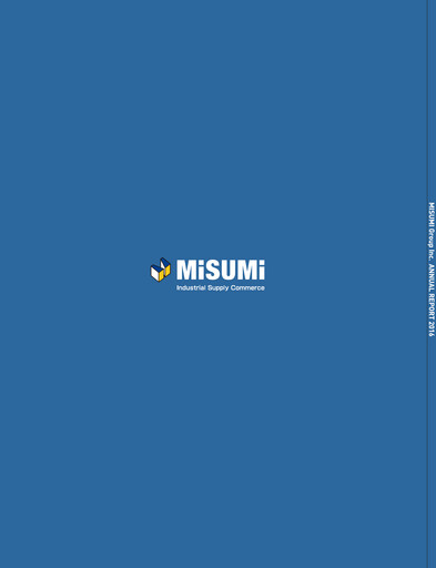 Miniature MISUMI Group Rapport annuel 2016