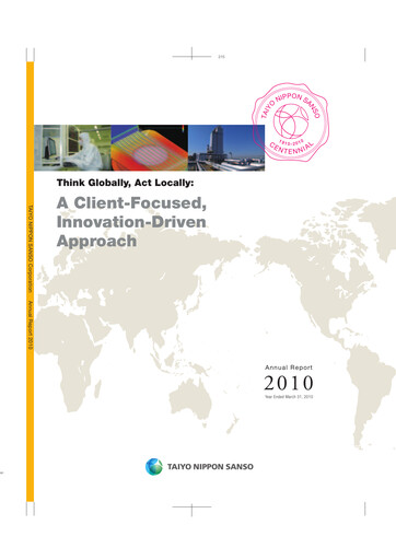 Thumbnail Nippon Sanso Annual Report fy2010
