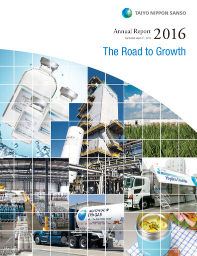 Thumbnail Nippon Sanso Annual Report fy2016