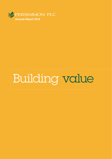 Thumbnail Persimmon Annual Report 2014