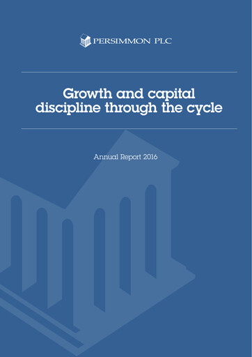 Thumbnail Persimmon Annual Report 2016