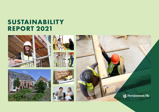 Thumbnail Persimmon Sustainability Report 2021
