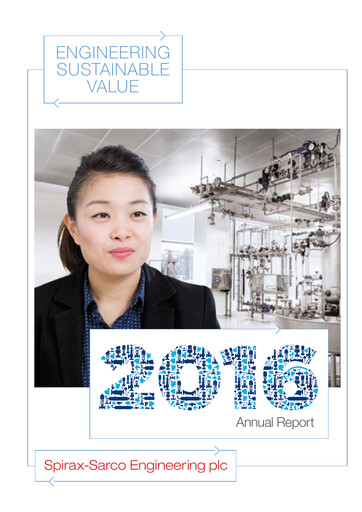 Thumbnail Spirax-Sarco Engineering Annual Report 2016