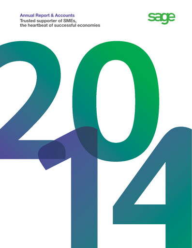 Miniature Sage Group
 Rapport annuel 2014