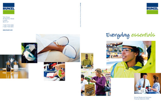 Thumbnail Bunzl Annual Report 2009