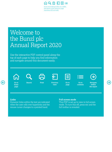 Thumbnail Bunzl Annual Report 2020