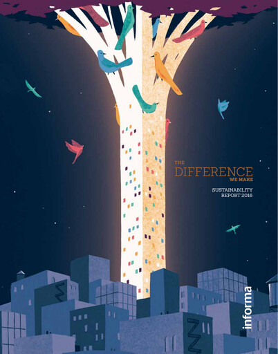 Thumbnail Informa plc Sustainability Report 2016