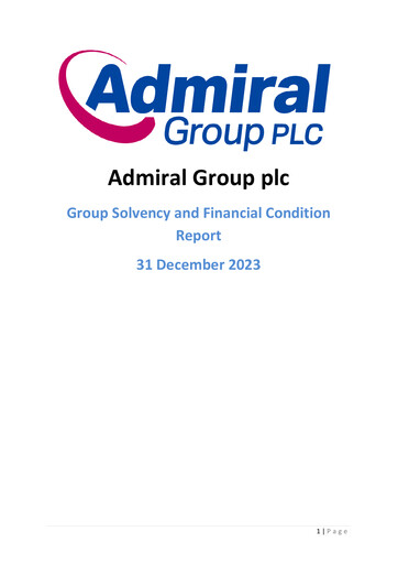 Thumbnail Admiral Group Financial Statement 2023
