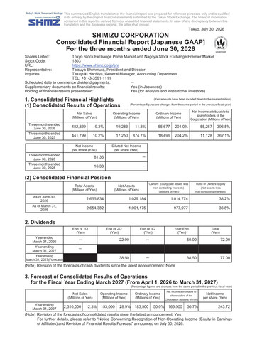 Thumbnail Shimizu Corporation Quarterly Report 2027-q1