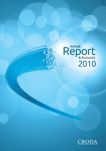 Thumbnail Croda International Annual Report 2010