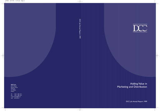 Thumbnail DCC plc Annual Report 1999