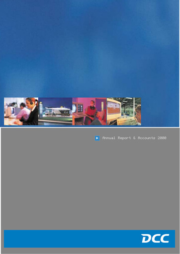 Thumbnail DCC plc Annual Report 2000