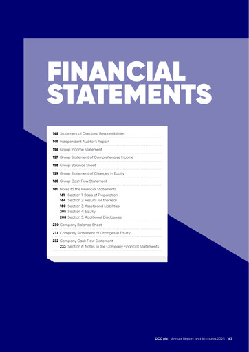 Thumbnail DCC plc Financial Statement 2025