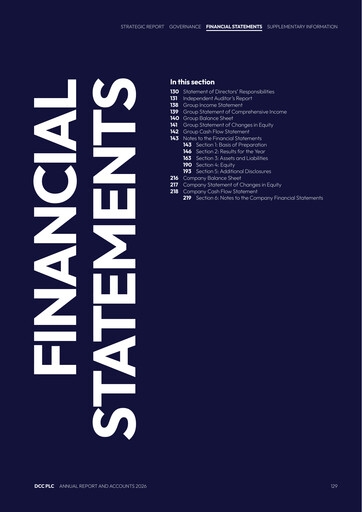 Vorschaubild DCC plc Finanzmitteilung 2026
