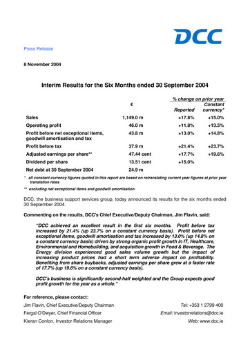 Thumbnail DCC plc Half-year Report 2005-h1