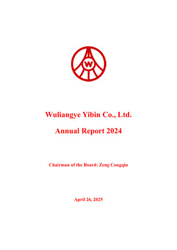 Thumbnail Wuliangye Yibin Annual Report 2024