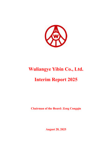 Thumbnail Wuliangye Yibin Half-year Report 2025-h1
