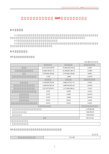 Thumbnail Wuliangye Yibin Quarterly Report 2009-q1