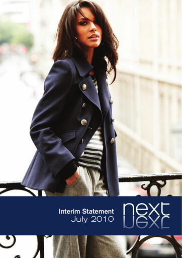 Thumbnail Next plc
 Half-year Report 2010-h1
