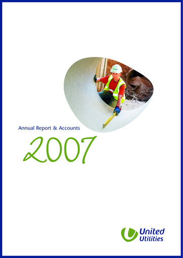 Thumbnail United Utilities Annual Report 2007
