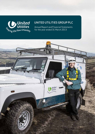 Thumbnail United Utilities Annual Report 2013
