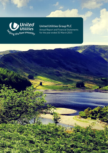 Thumbnail United Utilities Annual Report 2015