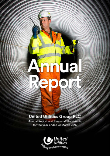 Thumbnail United Utilities Annual Report 2016