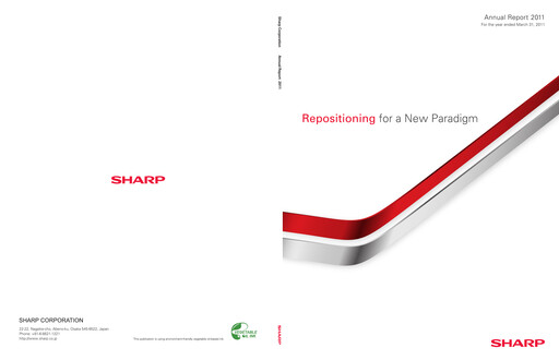 Thumbnail Sharp Corporation Annual Report 2011