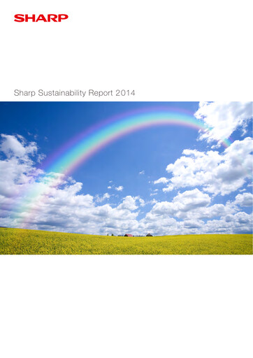 Thumbnail Sharp Corporation Sustainability Report 2014
