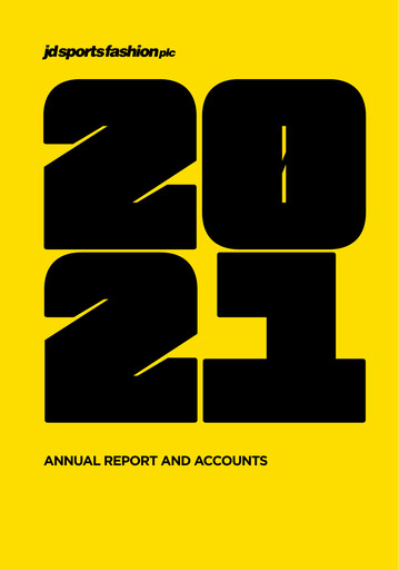 Thumbnail JD Sports Fashion

 Annual Report 2021