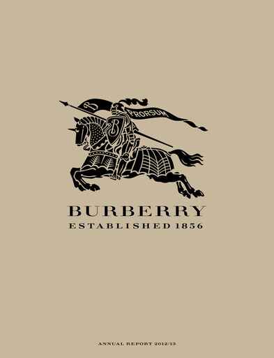 Thumbnail Burberry Annual Report 2012-2013