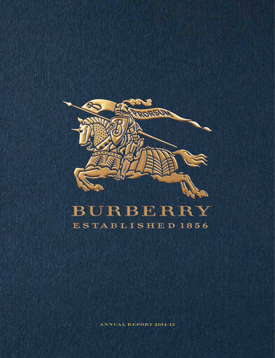 Thumbnail Burberry Annual Report 2014-2015