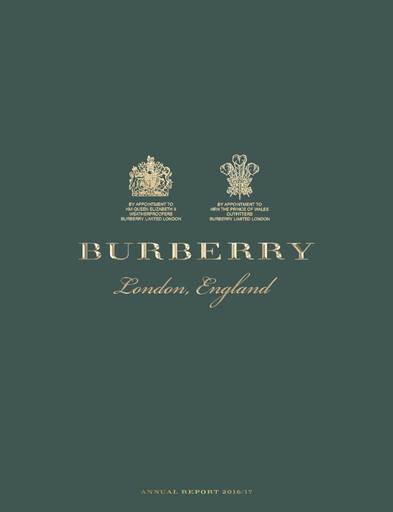 Thumbnail Burberry Annual Report 2016-2017