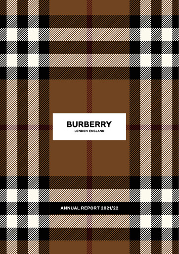 Thumbnail Burberry Annual Report 2021-2022