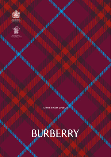 Thumbnail Burberry Annual Report 2023-2024